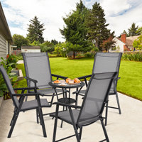 Camping Deck Garden Plastic Folding Chair by Costway
