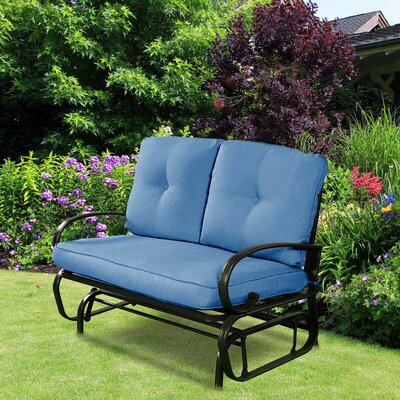 Outdoor Suniga Rocking Bench with Cushions by Winston Porter