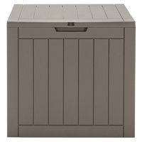 Costway 30 Gallons Gallon Water Resistant Plastic Deck Box by Costway