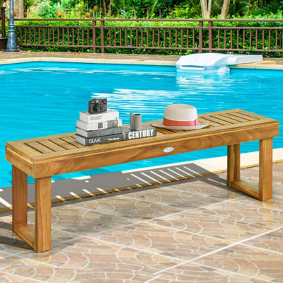 Wooden Picnic Bench by Costway