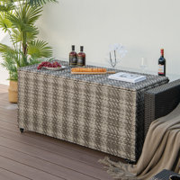 Costway 96 Gallon Water Resistant Deck Box by Costway