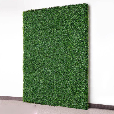 Single Side Expandable Faux Hedge Artificial Gardenia Privacy Fence Panel, Vinyl Decorative Trellis by ColourTree