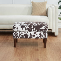Corwith 27" Wide Rectangle Standard Ottoman by Convenience Concepts
