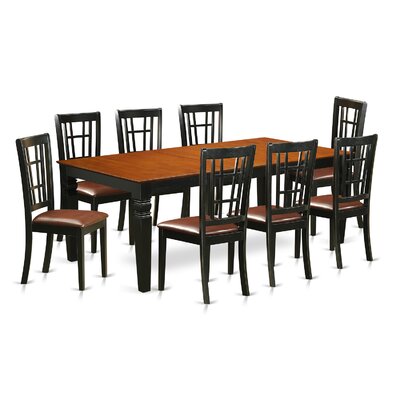 Beesley Butterfly Leaf Rubberwood Solid Wood Dining Set by Darby Home Co