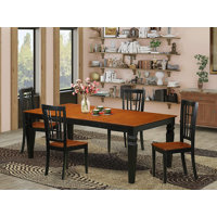 Beesley Butterfly Leaf Solid Wood Dining Set by Darby Home Co