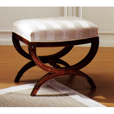 Solid Wood Vanity Stool by David Michael
