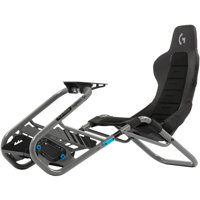 PlayseatTrophy Logitech G Edition Lightweight Carbon Quality Steel Racing Simulator Cockpit with Innovative ActiFitâ„¢ Fabric, Grey by Playseat