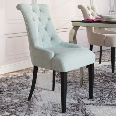 Bowie Tufted Cotton Upholstered Side Chair by Darby Home Co