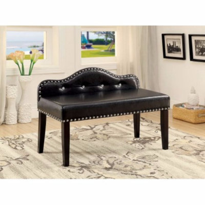Hambright Faux Leather Bench by Darby Home Co