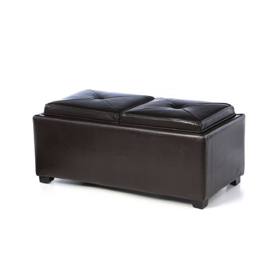 Amerion 38" Tufted Rectangle Ottoman by Winston Porter