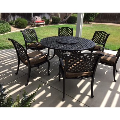 Middleburgh 8 Piece Dining Set with Cushions by Darby Home Co