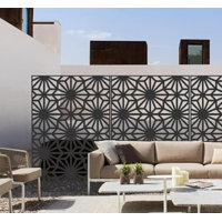 Metal Privacy Screen by Domi Louvered