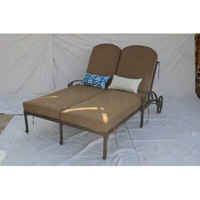 Allene Outdoor Metal Chaise Lounge by Lark Manor