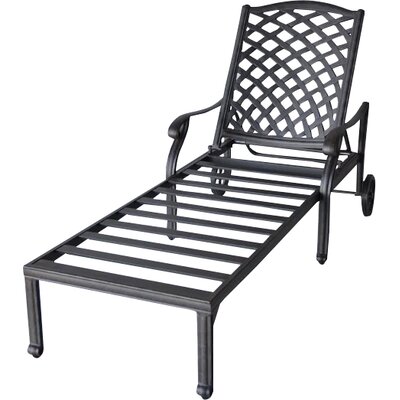 Nola Reclining Chaise Lounge with Cushion