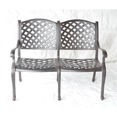 Nola Aluminum Garden Bench by Darby Home Co