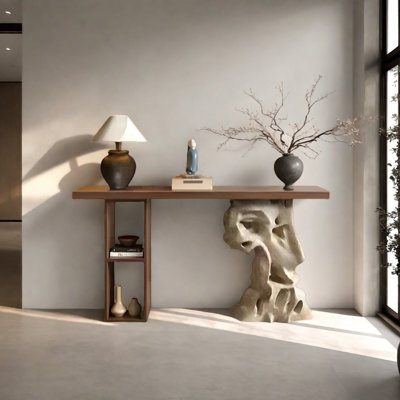 Retro Minimalist Art Console Table by DURBIL