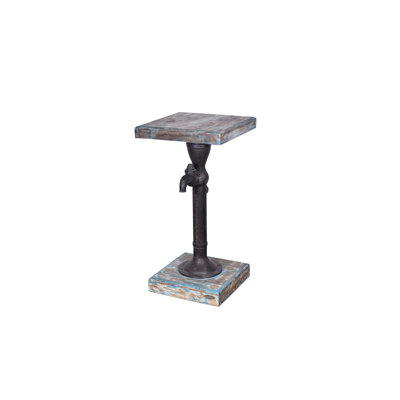 Handpump Plant Stand, Teal Finish, 20x20x39 by Williston Forge