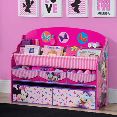 Deluxe Fabric Toy Organizer with Bins by Delta Children
