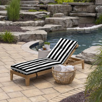 ARDEN Outdoor Plush Modern Tufted Chaise Cushion, 76 x 22 by ARDEN