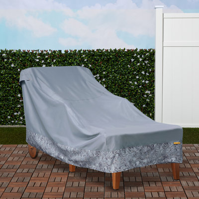 Herz Heavy Duty Patio Chaise Lounge Cover with 2 Year Warranty by Vera Bradley