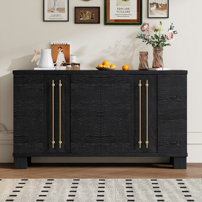 Sideboard Buffet Cabinet With Storage, Sideboard With Adjustable Shelves by Dynoson