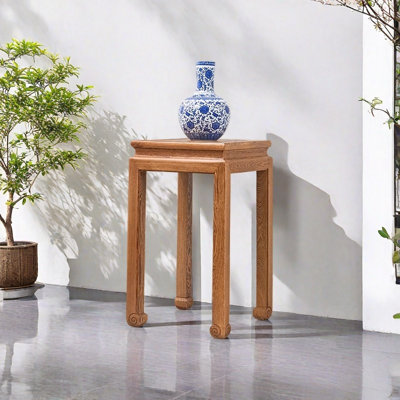 Solid Wood Exquisitely Carved Plant Stands