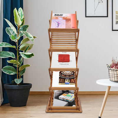 5 Tier Foldable Magazine Rack by DALELEE