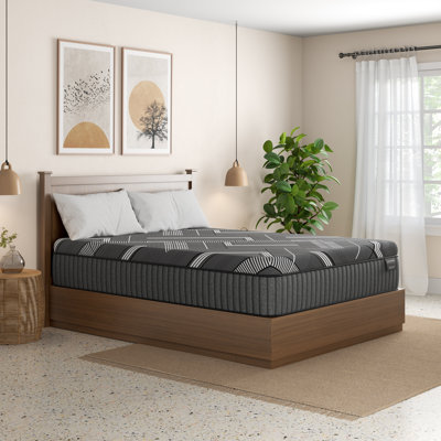 Zeta Ice Graphite Infused Memory Foam, Firm Feel, 14" Mattress