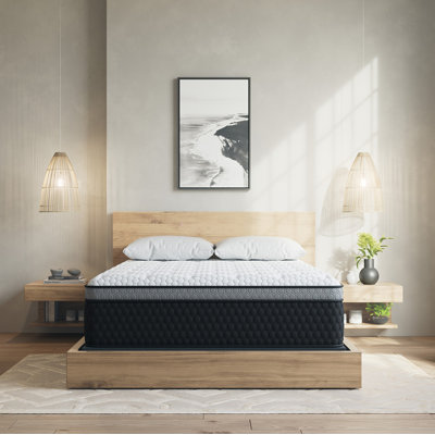 Aveiro Cooling Copper Hybrid, Firm Feel, 14" Mattress by Alwyn Home