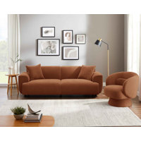 MINIMORE Modern Wallas 3Seater Sofa&Dodo Swivel Chair Livingroom Set by MINIMORE LIVING INC