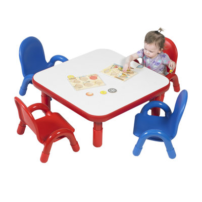 BASELINE Toddler Square Table & Chair Set by Angeles