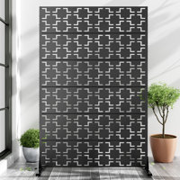 Metal Privacy Screen Fence Panel by Dovelina