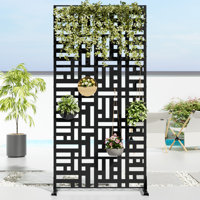 Metal Privacy Screen Fence Panel by Dovelina