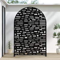 Metal Privacy Screen Fence Panel by Dovelina