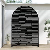 Metal Privacy Screen Fence Panel by Dovelina