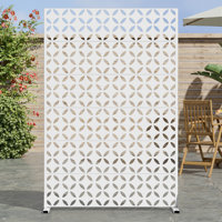 Metal Outdoor Garden Privacy Screen Fence Panel by Dovelina