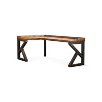 Walnut L-Shaped Solid Wood desk by Groove Interior
