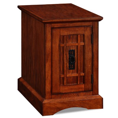 Mission Solid + Manufactured Wood Printer Stand in Mission Oak, 15-Inch by Darby Home Co