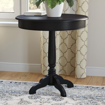 Plimpton Solid Wood Pedestal End Table by Darby Home Co