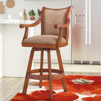Areke Swivel 30" Bar Stool by Darby Home Co