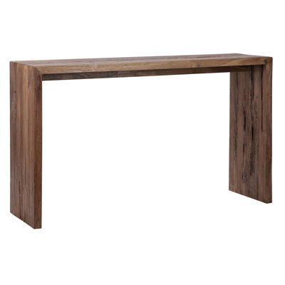 Unadilla 54-inch Rectangular Reclaimed Teak Waterfall Console Table by The Twillery Co.