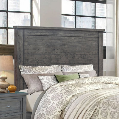 Brookfield Solid Wood Panel Headboard by Latitude Run