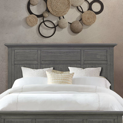 Carolo Solid Wood Panel Headboard by Rosalind Wheeler