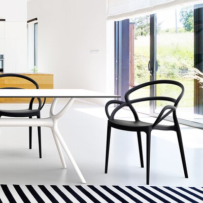 Farrah Stacking Patio Dining Armchair by AllModern