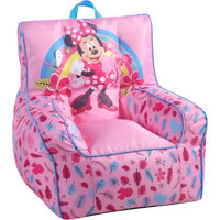 Disney Minnie Mouse Toddler Nylon Bean Bag Chair With Piping & Top Carry Handle by Disney