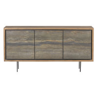 Sundries 60" Wide Acacia Solid Wood Credenza by Fairfield Chair