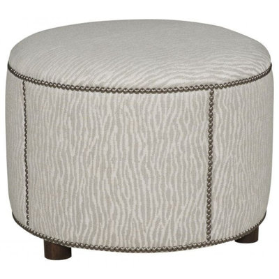 Cameron 23" Wide Round Standard Ottoman by Fairfield Chair