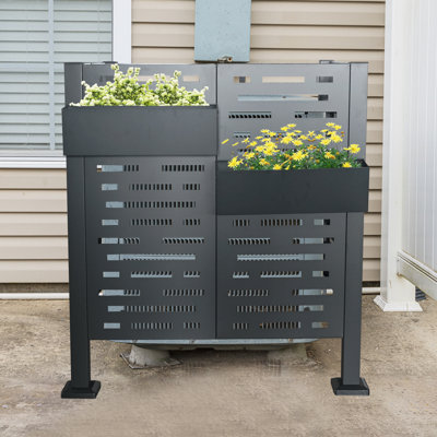 3.5x3.5 Outdoor Air Conditioner Fence Privacy Screen by HOA.WWC