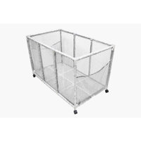 Pool Noodles Holder, Toys, Floats, Balls And Floats Equipment Mesh Rolling Storage Organizer Bin by Essentially Yours