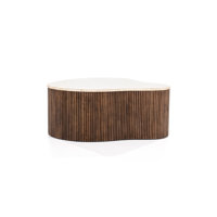 Mari Solid Wood Block Coffee Table by Eleonora
